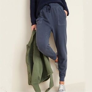 Old Navy Blue Track Pants with Elastic Waistband